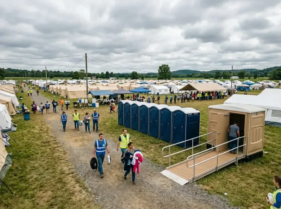 disaster-relief-camp-restrooms-010 — frequently asked questions, Dumpster & Portable Bathrooms Rental in West Plains, MO